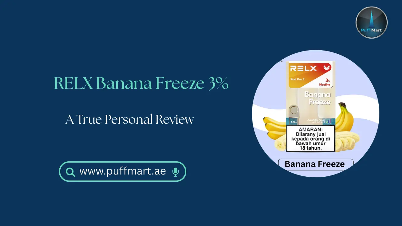 Read out RELX Banana Freeze 3% Review
