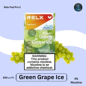 Buy RELX Pod Pro 2 Green Grape Ice 3%