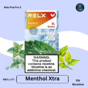 Buy RELX Pod Pro 2 Menthol Xtra 5%