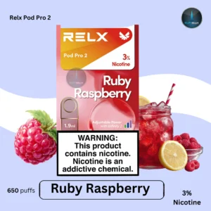Buy RELX Pod Pro 2 Ruby Raspberry 3%
