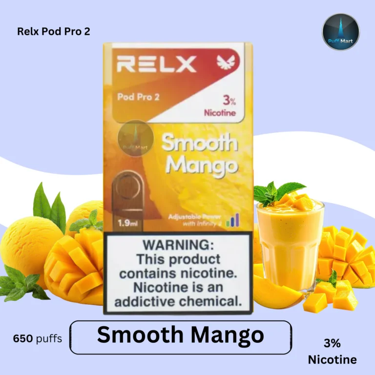 Buy RELX Pod Pro 2 Smooth Mango 3%