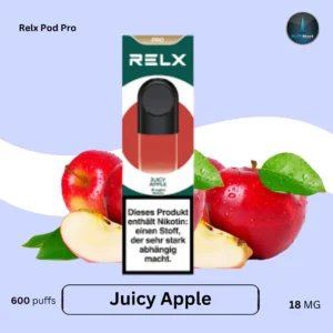 Buy RELX Pod Pro Juicy Apple 18mg in Dubai, Abu Dhabi and Sharjah with 1 hour free and fast delivery across UAE