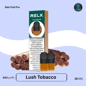 Buy RELX Pod Pro Lush Tobacco 18mg in Dubai, Sharjah and Abu Dhabi within 1 hour free and fast home delivery across UAE