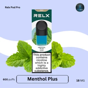 Buy RELX Pod Pro Menthol Plus in Dubai, Abu Dhabi and Sharjah with 1 hour free and fast delivery across UAE.