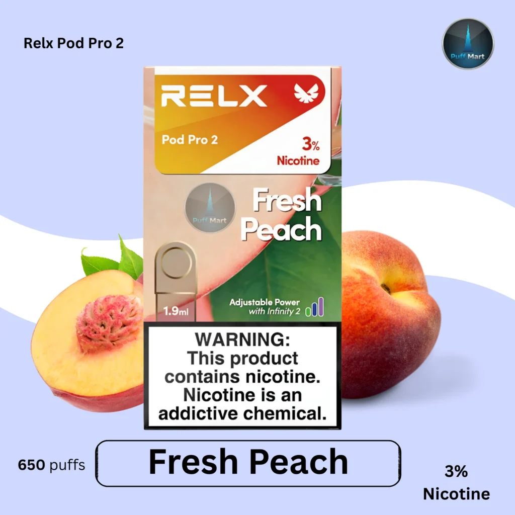 Buy Relx Pod Pro 2 Fresh Peach 3%