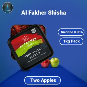 Buy Al Fakher Two Apples Shisha Tobacco