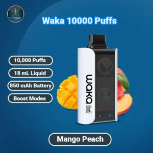 Buy Mango Peach WAKA SoPro 10000 Puffs in Dubai, Abu Dhabi and Sharjah
