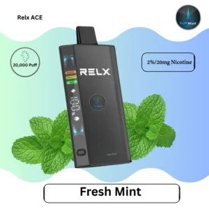 Buy RELX Ace Fresh Mint Disposable Vape 20000 Puffs