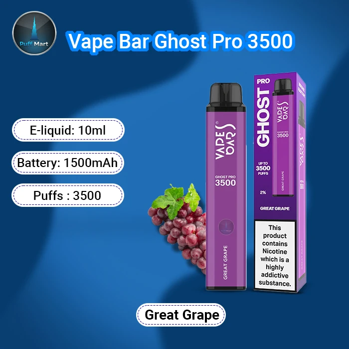 Buy Vape Bar Ghost Pro 3500
