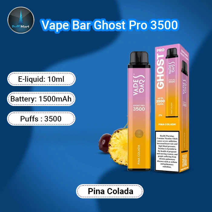 Buy Vape Bar Ghost Pro 3500