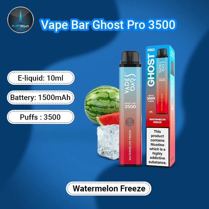 Buy Vape Bar Ghost Pro 3500