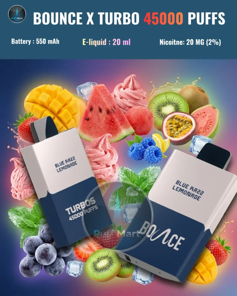 Bounce X Turbo 45000 Puffs Disposable Vape