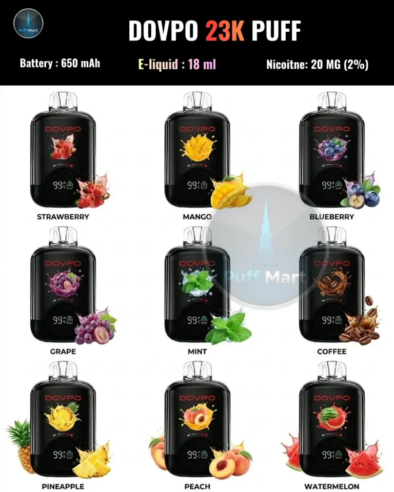 Buy Dovpo 23000 Puffs Disposable Vape in Dubai