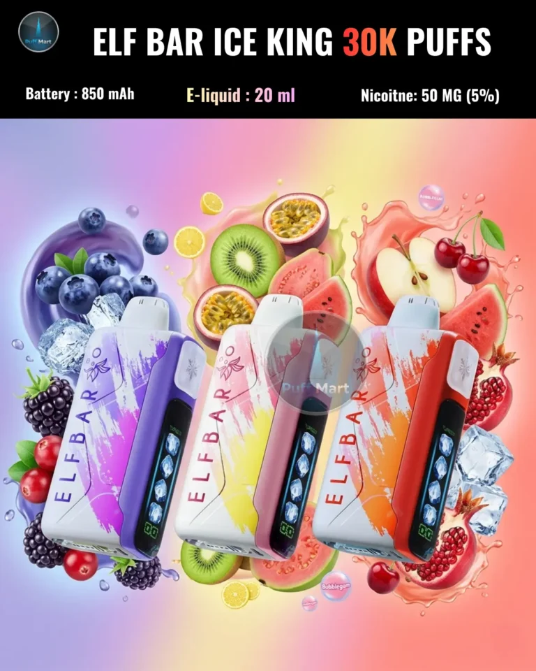 Buy ElF BAR ICE KING 30K Disposable Vape in Dubai