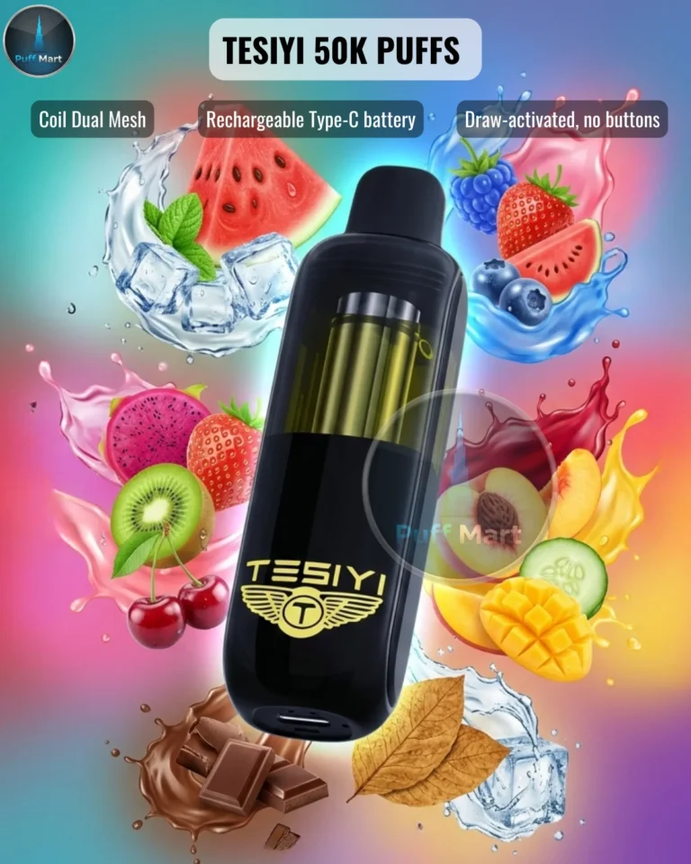 Buy Tesiyi 50K Puffs Disposable Vape in the UAE