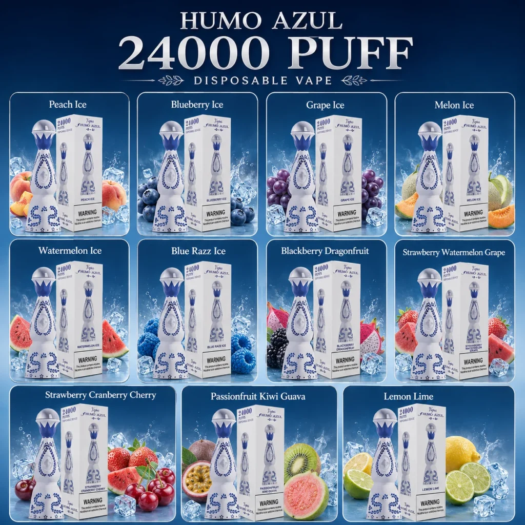 Buy Humo Azul 24000 Puffs Disposable Vape In UAE