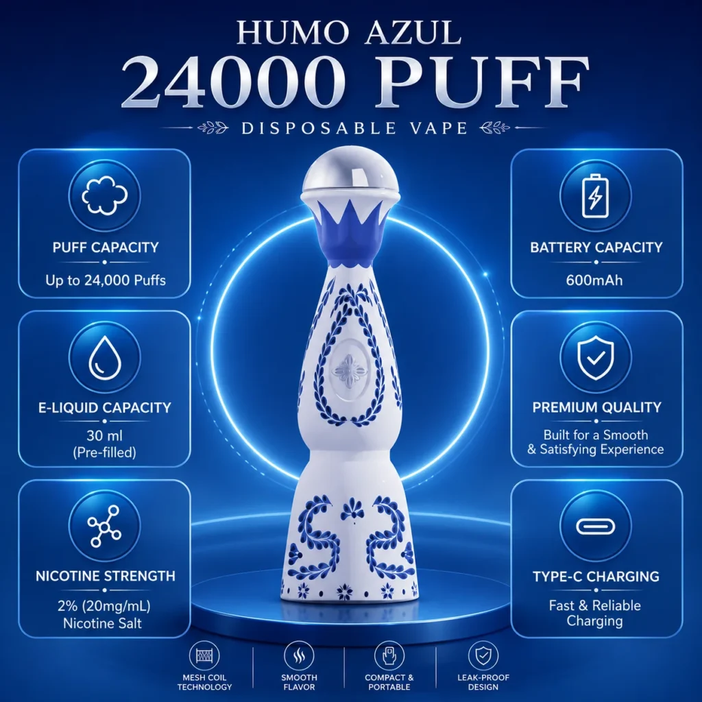 Humo Azul 24000 Puffs Disposable Vape