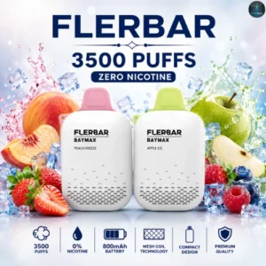 Flerbar Baymax 3500 Puffs Zero Nicotine