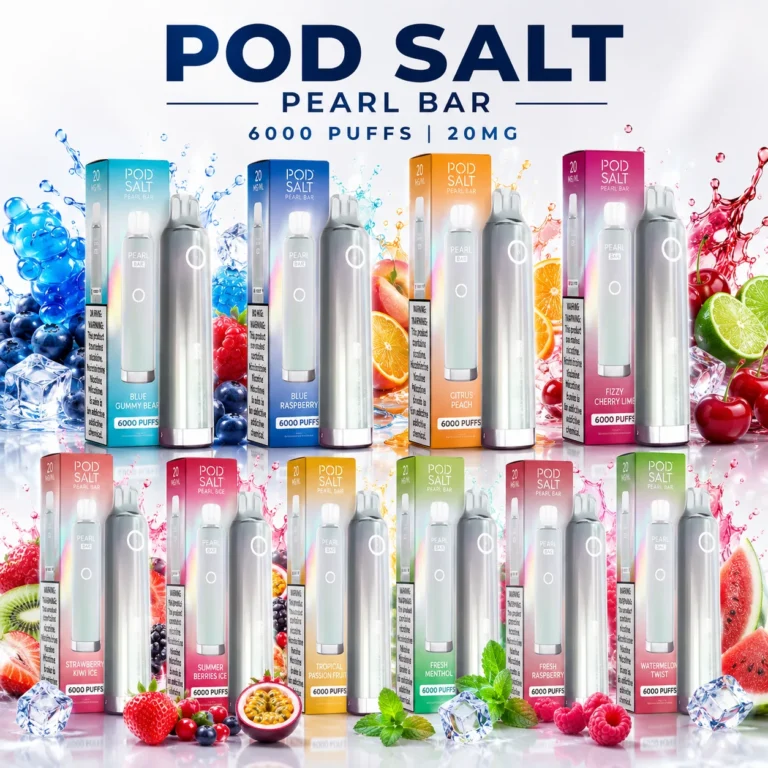 Pod Salt Pearl Bar 6000 Puffs Disposable Vape 20mg