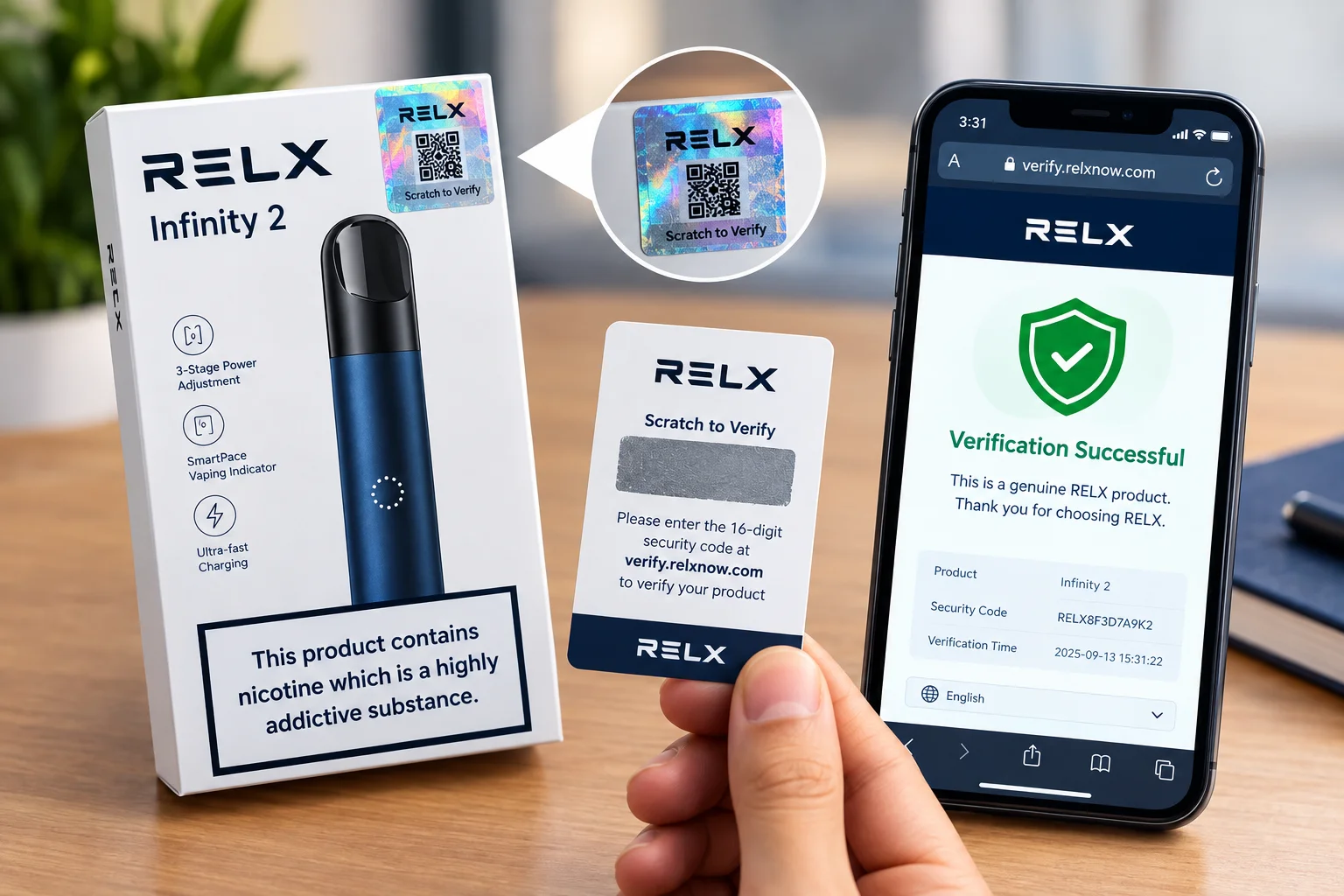 How To Verify Your RELX Is 100% Genuine