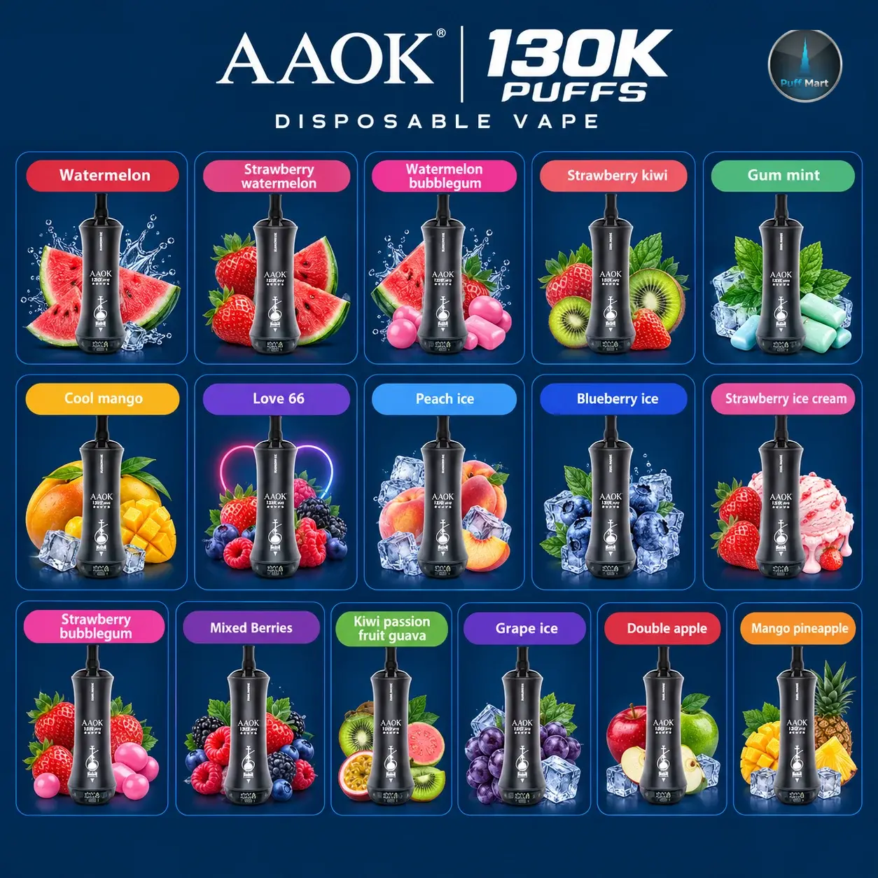 AAOK 130K Puffs Disposable Vape