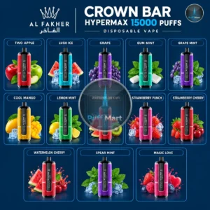 Al Fakher Crown Bar Hypermax 15000 Puffs