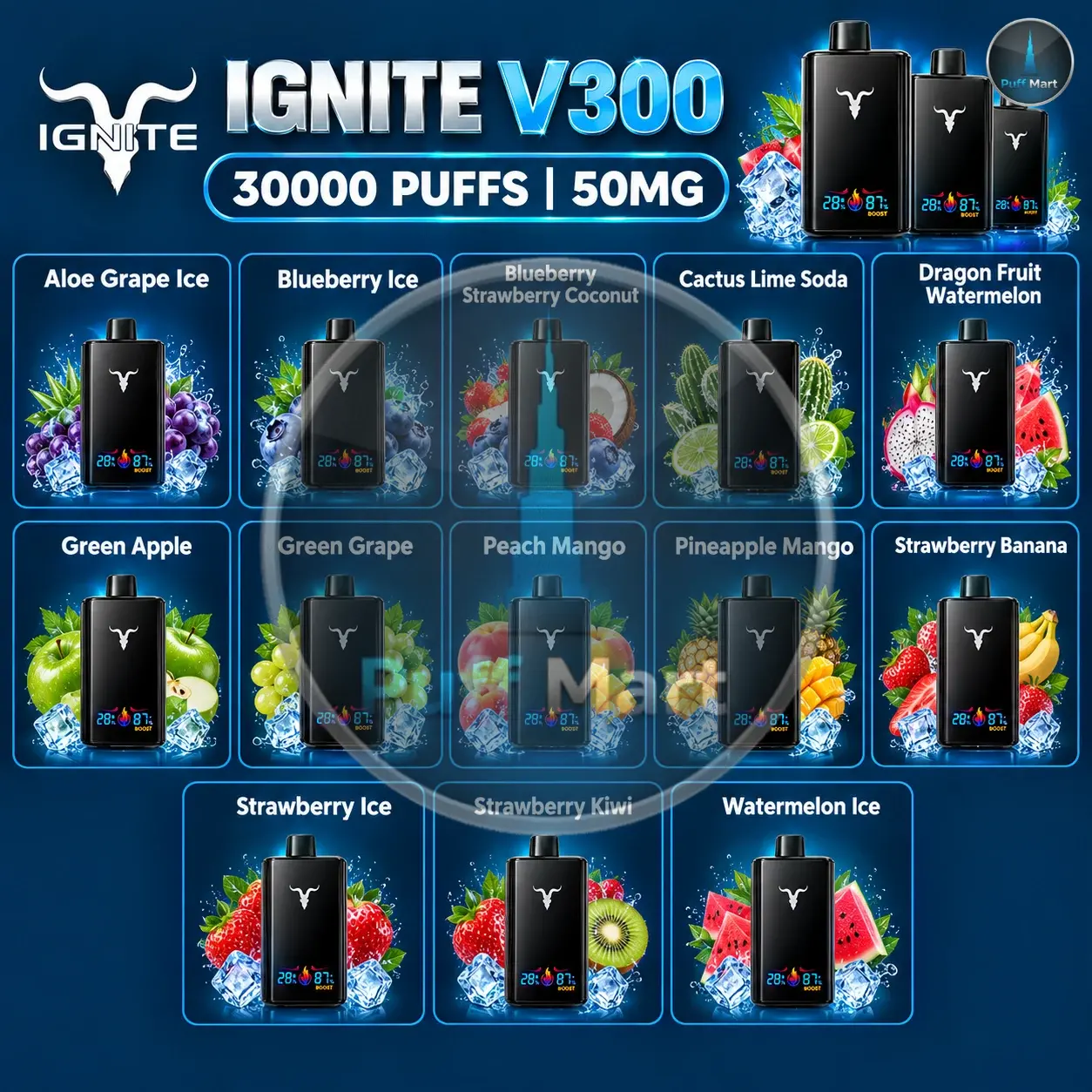 Ignite V300 30000 Puffs 50mg