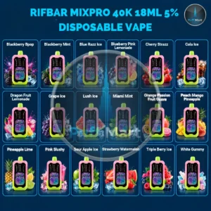Rifbar MixPro 40K 18ml 5% Disposable Vape