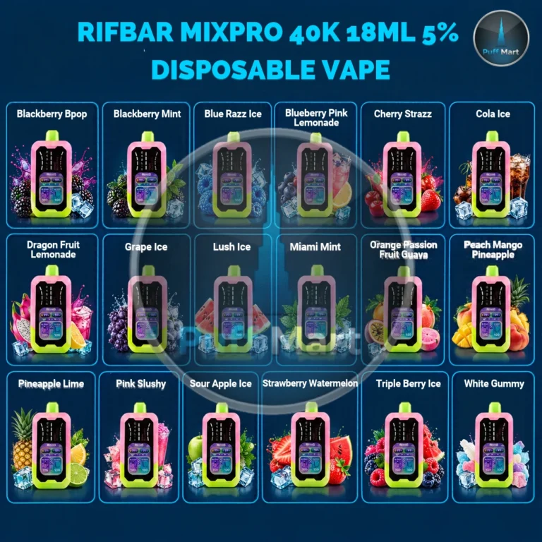 Rifbar MixPro 40K 18ml 5% Disposable Vape